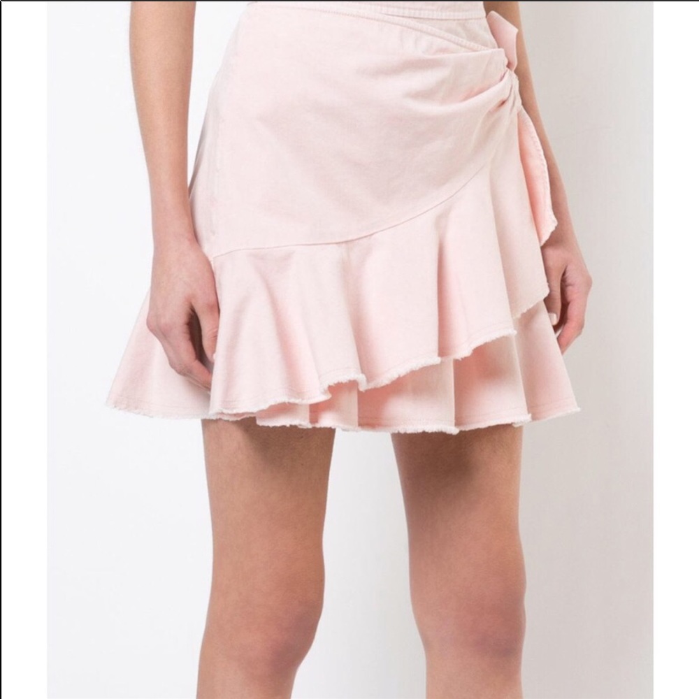 Cinq á Sept flounce Blush Skirt